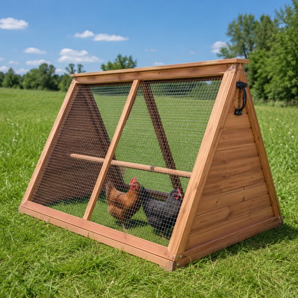 GUTINNEEN Small Chicken Coop with Wheels